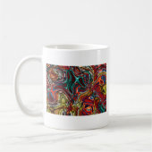 カスタムはビジネスサービスの机のオフィスを個人化します コーヒーマグカップ (左)