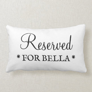 カスタムはペットの名前を追加した猫用です ランバークッション