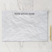 カスタムはペーパー大きいTearawayの紙のパッドにしわを寄せました ペーパーパッド (インサイチュ)