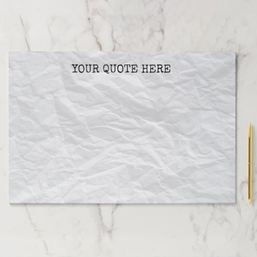 カスタムはペーパー大きいTearawayの紙のパッドにしわを寄せました ペーパーパッド (インサイチュ)