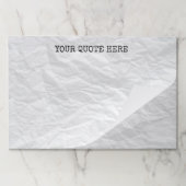 カスタムはペーパー大きいTearawayの紙のパッドにしわを寄せました ペーパーパッド (折り畳み)