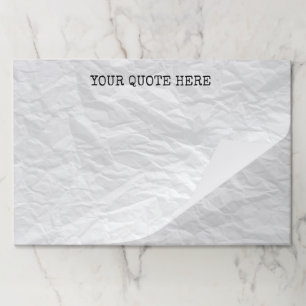 カスタムはペーパー大きいTearawayの紙のパッドにしわを寄せました ペーパーパッド