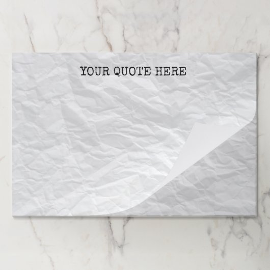 カスタムはペーパー大きいTearawayの紙のパッドにしわを寄せました ペーパーパッド (折り畳み)