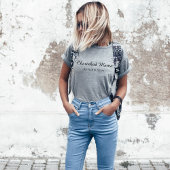 カスタムはママを愛しモダンた子供の名前 Tシャツ