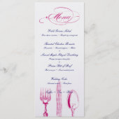 カスタムはメニューを着色します メニュー (正面)