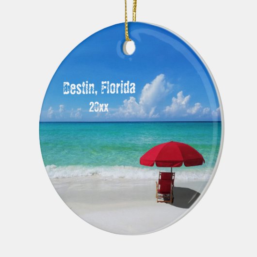 カスタムは写真のDestinのビーチパラソルを所有します セラミックオーナメント (左)