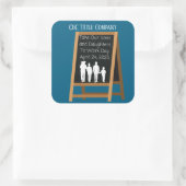 カスタムは息子を働かせる スクエアシール (バッグ)