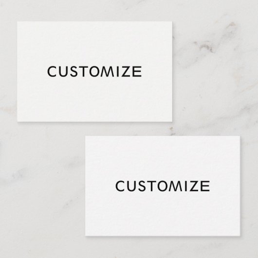 カスタムは空白のなビジネスロゴをカスタマイズ 名刺 (正面/裏面)