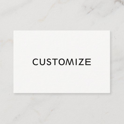 カスタムは空白のなビジネスロゴをカスタマイズ 名刺 (正面)