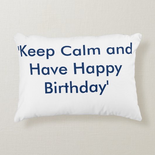 カスタムは記念日の運命の運命を個人化します アクセントクッション (正面)