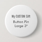 カスタムは3つを大きい円形ボタンのバッジ印刷しました 缶バッジ (正面)