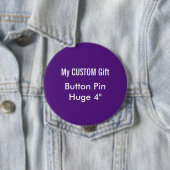 カスタムは4つを巨大なボタンのバッジPinの紫色印刷しました 缶バッジ (インサイチュ)