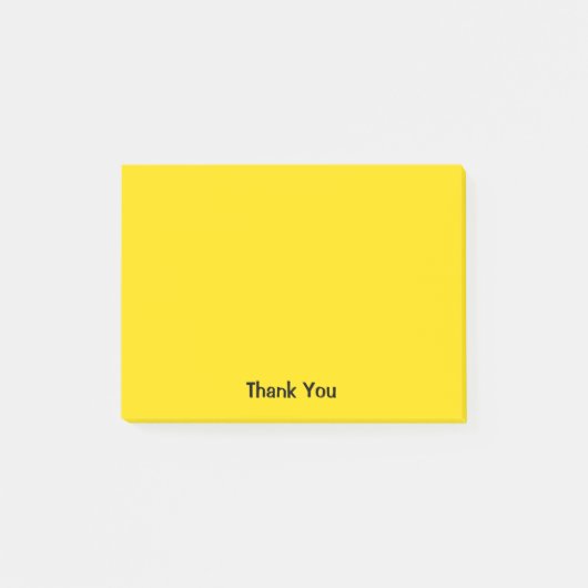 カスタムは|の黄色感謝していしています ポストイット (正面)