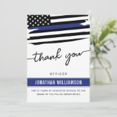 カスタムは、警察官の退職金に感謝 (スタンド正面)