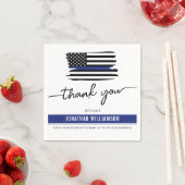 カスタムは、警察官の退職金に感謝 スタンダードカクテルナプキン (インサイチュ)