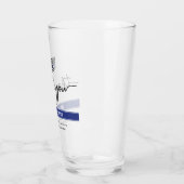 カスタムは、警察官の退職金に感謝 タンブラーグラス (左)