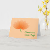 カスタムひなまつりロータス カード (黄色い花)