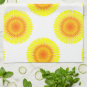 カスタムひまわり キッチンタオル (折り畳み)