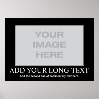 カスタムやる気を起こさせるポスター – カスタムDemotivational ポスター