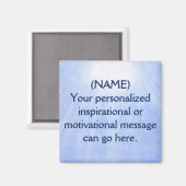 カスタムやる気を起こさせるメッセージ マグネット (正面/裏面)