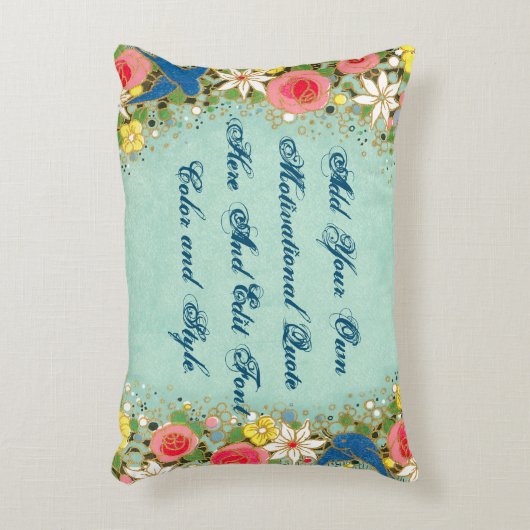 カスタムやる気を起こさせる引用文自分で作る アクセントクッション (正面(垂直))