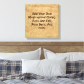 カスタムやる気を起こさせる引用文自分で作る キャンバスプリント (インサイチュ (寝室))