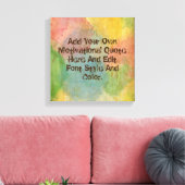 カスタムやる気を起こさせる引用文自分で作る キャンバスプリント (インサイチュ (リビング))