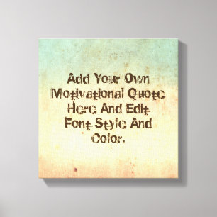 カスタムやる気を起こさせる引用文自分で作る キャンバスプリント