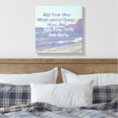 カスタムやる気を起こさせる引用文自分で キャンバスプリント (インサイチュ (寝室))