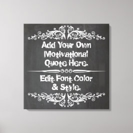 カスタムやる気を起こさせる引用文、テキストの追加 キャンバスプリント