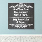 カスタムやる気を起こさせる引用文、テキストの追加 キャンバスプリント (インサイチュ (ウッドフロア))