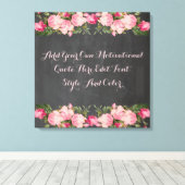 カスタムやる気を起こさせる引用文、テキストの追加 キャンバスプリント (インサイチュ (ウッドフロア))