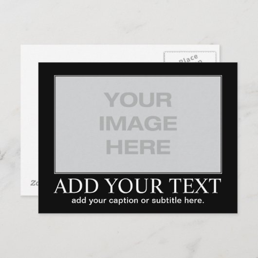 カスタムやる気を起こさせる教育 ポストカード (正面/裏面)