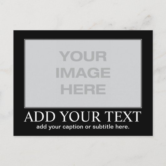 カスタムやる気を起こさせる教育 ポストカード (正面)