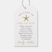 カスタムようこそカボサンルーカス結婚ラベル ギフトタグ (正面)