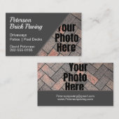 カスタムれんが舗装車道建築 名刺 (正面/裏面)