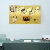 カスタムアイディアハッピー50誕生日 横断幕 (トレードショー)