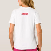 カスタムアウトドア自然シーン ピクセルアートグラフィック Tシャツ (裏面)