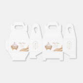 カスタムアクアパーソナライズされたイスラーム赤ちゃんシャワー フェイバーボックス (折り畳みなし)