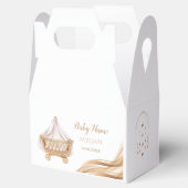 カスタムアクアパーソナライズされたイスラーム赤ちゃんシャワー フェイバーボックス (オープン)