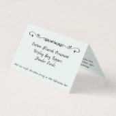 カスタムアクアフラリッシュオーナメントヘッダーカード (正面)