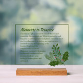 カスタムアクリルホリデーサイン – フェスティバルお祝い アクリルサイン (ニュートラル)