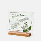 カスタムアクリルホリデーサイン – フェスティバルお祝い アクリルサイン (傾斜)