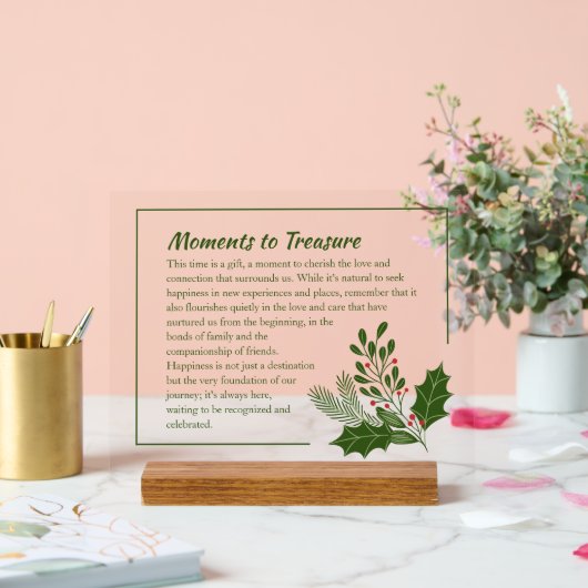 カスタムアクリルホリデーサイン – フェスティバルお祝い アクリルサイン (ウェディング)