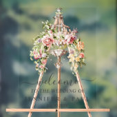 カスタムアクリル結婚フローラシャンデリア標識 アクリルサイン (ニュートラル)