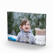 カスタムアクリル製フォトフレームブロックホームオフィスデコール フォトブロック (右)