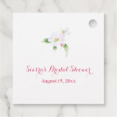 カスタムアップルブロッサムブライド ブラリューギフト フェイバータグ (裏面)