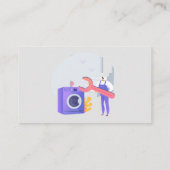 カスタムアプライアンスのサービスと修理の名刺Ma 名刺 (裏面)