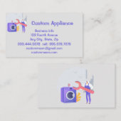 カスタムアプライアンスのサービスと修理の名刺Ma 名刺 (正面/裏面)