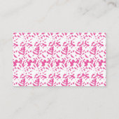 カスタムアポイントメントリマインダーカード | ロゴ 予約カード (裏面)